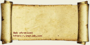 Jovana Stamenić vizit kartica